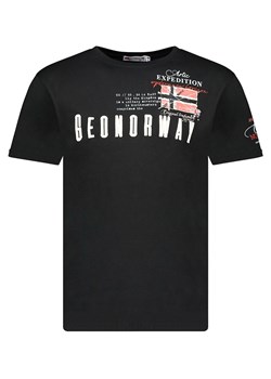 Geographical Norway Koszulka w kolorze czarnym ze sklepu Limango Polska w kategorii T-shirty męskie - zdjęcie 174550852