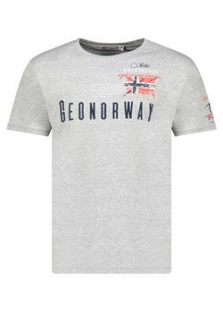 Geographical Norway Koszulka w kolorze szarym ze sklepu Limango Polska w kategorii T-shirty męskie - zdjęcie 174555541