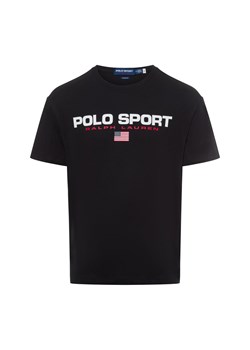 Polo Sport Koszulka męska Mężczyźni Bawełna czarny nadruk ze sklepu vangraaf w kategorii T-shirty męskie - zdjęcie 174556002