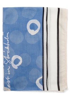 Marc O'Polo Szalik damski Kobiety Modal niebieski wzorzysty ze sklepu vangraaf w kategorii Szaliki i chusty damskie - zdjęcie 174556020