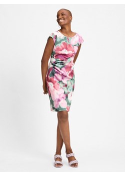 Swing Damska sukienka wieczorowa Kobiety różowy wzorzysty ze sklepu vangraaf w kategorii Sukienki - zdjęcie 174556061