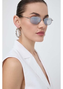 AllSaints okulary przeciwsłoneczne damskie kolor szary ALS700480155 ze sklepu ANSWEAR.com w kategorii Okulary przeciwsłoneczne damskie - zdjęcie 174556414