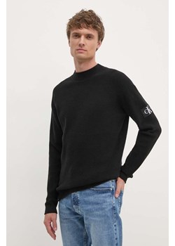 Calvin Klein Jeans sweter męski kolor czarny ze sklepu ANSWEAR.com w kategorii Swetry męskie - zdjęcie 174556493