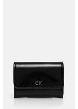 Calvin Klein portfel damski kolor czarny K60K612425 ze sklepu ANSWEAR.com w kategorii Portfele damskie - zdjęcie 174556804