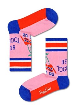 Happy Socks Skarpety &quot;Better together&quot; w kolorze jasnoróżowo-niebiesko-czerwonym ze sklepu Limango Polska w kategorii Skarpetki dziecięce - zdjęcie 174557722