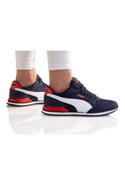 Buty Puma St Runner V3 Mesh 38551009 niebieskie ze sklepu ButyModne.pl w kategorii Buty sportowe dziecięce - zdjęcie 174557852