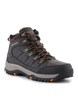 Buty Skechers Relment - Daggett 204642-CHOC czarne ze sklepu ButyModne.pl w kategorii Buty trekkingowe męskie - zdjęcie 174557913