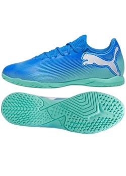 Buty Puma Future 7 Play It  107942 01 niebieskie ze sklepu ButyModne.pl w kategorii Buty sportowe męskie - zdjęcie 174557933