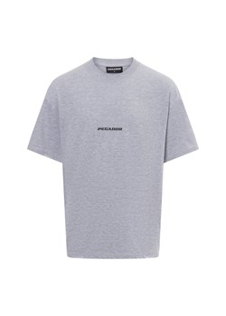 PEGADOR Koszulka męska - Colne Mężczyźni Bawełna jasny szary nadruk ze sklepu vangraaf w kategorii T-shirty męskie - zdjęcie 174558432
