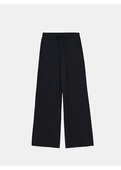 Mohito - Dzianinowe czarne spodnie - czarny ze sklepu Mohito w kategorii Spodnie damskie - zdjęcie 174558782