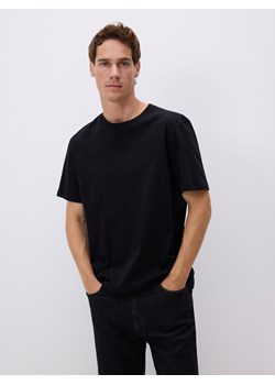 Reserved - T-shirt regular fit - czarny ze sklepu Reserved w kategorii T-shirty męskie - zdjęcie 174559131