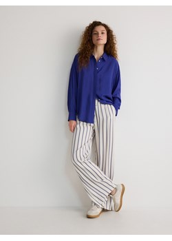 Reserved - Spodnie w stylu piżamowym z wiskozy - wielobarwny ze sklepu Reserved w kategorii Spodnie damskie - zdjęcie 174559453