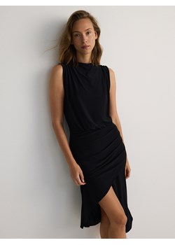 Reserved - Sukienka midi - czarny ze sklepu Reserved w kategorii Sukienki - zdjęcie 174559962