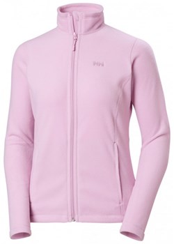 Damski polar rozpinany bez kaptura Helly Hansen Daybreaker Fleece Jacket - różowy ze sklepu Sportstylestory.com w kategorii Bluzy damskie - zdjęcie 174562414