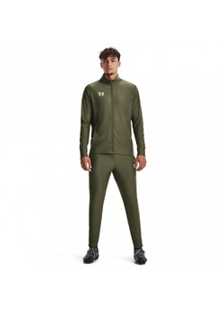 Męski dres komplet treningowy Under Armour UA M's Challenger Tracksuit - oliwkowy/khaki ze sklepu Sportstylestory.com w kategorii Bluzy męskie - zdjęcie 174562481
