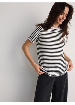 Reserved - T-shirt z merceryzowanej bawełny - wielobarwny ze sklepu Reserved w kategorii Bluzki damskie - zdjęcie 174563450