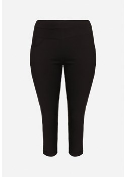 Czarne Spodnie z Bawełną i Szeroką Gumką w Pasie Lerisae ze sklepu Born2be Odzież w kategorii Spodnie damskie - zdjęcie 174564492
