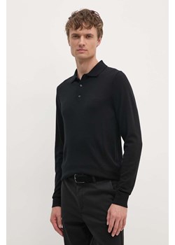 Calvin Klein sweter wełniany męski kolor czarny lekki K10K113418 ze sklepu ANSWEAR.com w kategorii Swetry męskie - zdjęcie 174567794