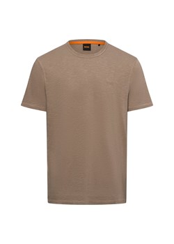 BOSS Orange T-shirt męski Mężczyźni Bawełna melanżowy jednolity ze sklepu vangraaf w kategorii T-shirty męskie - zdjęcie 174569160