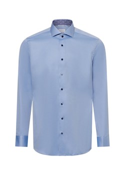 Eterna Slim Fit Koszula męska - non-iron Mężczyźni Slim Fit Bawełna jasnoniebieski jednolity ze sklepu vangraaf w kategorii Koszule męskie - zdjęcie 174569162