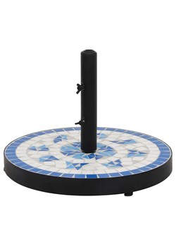 Niebieska Okrągła Podstawa Pod Parasol Ogrodowy E6-A87 ze sklepu Edinos.pl w kategorii Parasole ogrodowe - zdjęcie 174570393