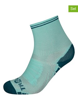 Trollkids Skarpety turystyczne (2 pary) &quot;Mid Cut Socks III&quot; w kolorze turkusowym ze sklepu Limango Polska w kategorii Skarpetki dziecięce - zdjęcie 174570750