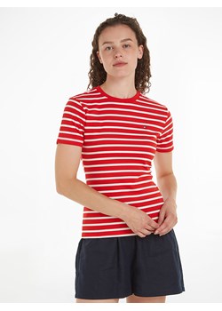 Tommy Hilfiger Koszulka w kolorze czerwono-białym ze sklepu Limango Polska w kategorii Bluzki damskie - zdjęcie 174570892