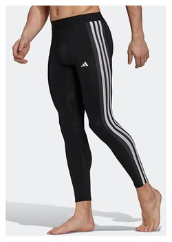 adidas Legginsy sportowe &quot;Techfit&quot; w kolorze czarnym ze sklepu Limango Polska w kategorii Spodnie męskie - zdjęcie 174570904