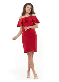 Awama Sukienka w kolorze czerwonym ze sklepu Limango Polska w kategorii Sukienki - zdjęcie 174571024