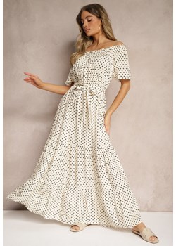 Beżowa Sukienka Kaliphanthe ze sklepu Renee odzież w kategorii Sukienki - zdjęcie 174571110