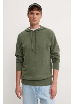 American Vintage sweter wełniany kolor zielony lekki MRAX18BH24 ze sklepu ANSWEAR.com w kategorii Swetry męskie - zdjęcie 174571850