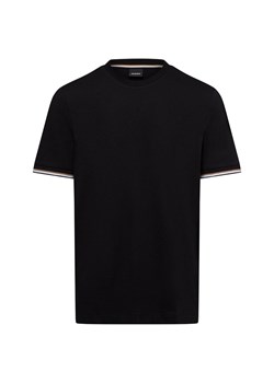 BOSS Koszulka męska - Thompson 04 Mężczyźni Bawełna czarny jednolity ze sklepu vangraaf w kategorii T-shirty męskie - zdjęcie 174572534