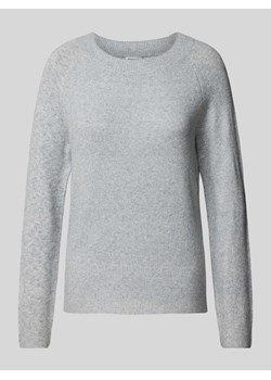 Sweter z dzianiny z okrągłym dekoltem model ‘RICA’ ze sklepu Peek&Cloppenburg  w kategorii Swetry damskie - zdjęcie 174572643