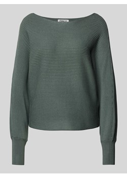 Sweter z dzianiny z dekoltem w łódkę model ‘ADALINE’ ze sklepu Peek&Cloppenburg  w kategorii Swetry damskie - zdjęcie 174572680