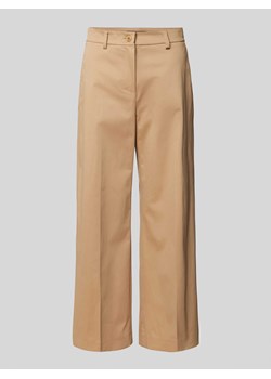 Spodnie z szeroką nogawką i bocznymi wpuszczanymi kieszeniami model ‘URIAL’ ze sklepu Peek&Cloppenburg  w kategorii Spodnie damskie - zdjęcie 174572941