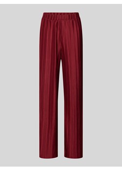 Spodnie materiałowe z szeroką nogawką i plisami model ‘TAHLIA’ ze sklepu Peek&Cloppenburg  w kategorii Spodnie damskie - zdjęcie 174573142