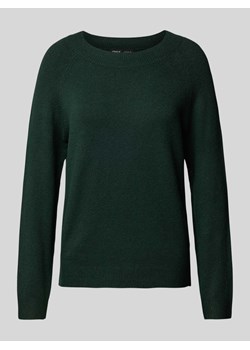 Sweter z dzianiny z okrągłym dekoltem model ‘RICA’ ze sklepu Peek&Cloppenburg  w kategorii Swetry damskie - zdjęcie 174573192