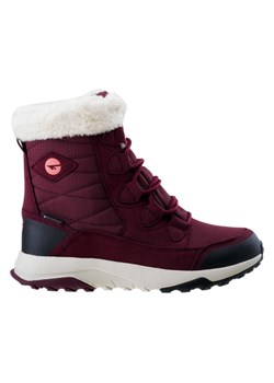 Buty Hi-Tec Mestia Mid Wp 92800287313 czerwone ze sklepu ButyModne.pl w kategorii Workery damskie - zdjęcie 174573821