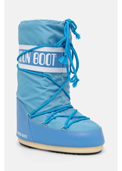 Moon Boot śniegowce MB ICON NYLON kolor niebieski 80D1400440 F004 ze sklepu PRM w kategorii Śniegowce damskie - zdjęcie 174574491