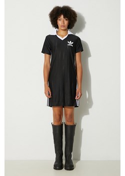 adidas Originals sukienka kolor czarny mini prosta IX5510 ze sklepu PRM w kategorii Sukienki - zdjęcie 174574602