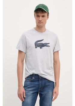 Lacoste t-shirt Koszulka Lacoste Tee-shirt TH2042 MNC męski kolor szary z nadrukiem ze sklepu PRM w kategorii T-shirty męskie - zdjęcie 174574682