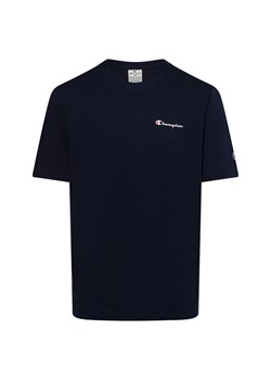 Champion Koszulka męska Mężczyźni Bawełna granatowy jednolity ze sklepu vangraaf w kategorii T-shirty męskie - zdjęcie 174575352