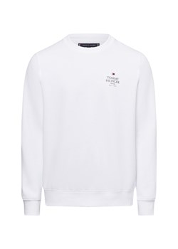 Tommy Hilfiger Bluza męska Mężczyźni biały jednolity ze sklepu vangraaf w kategorii Bluzy męskie - zdjęcie 174575360