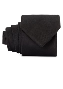 Andrew James Jedwabne krawaty Mężczyźni czarny jednolity ze sklepu vangraaf w kategorii Krawaty - zdjęcie 174575373