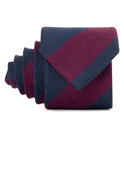 Andrew James Jedwabny krawat męski Mężczyźni granatowy wzorzysty ze sklepu vangraaf w kategorii Krawaty - zdjęcie 174575380