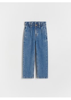 Reserved - Jeansy baggy z prostą nogawką - niebieski ze sklepu Reserved w kategorii Spodnie dziewczęce - zdjęcie 174575921