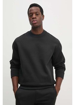Calvin Klein Jeans bluza męska kolor czarny gładka J30J326145 ze sklepu ANSWEAR.com w kategorii Bluzy męskie - zdjęcie 174578720