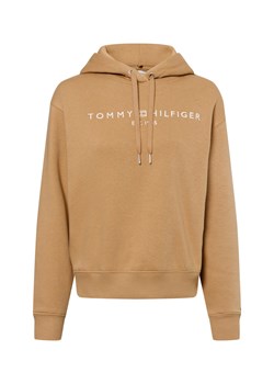 Tommy Hilfiger Damski sweter z kapturem Kobiety Bawełna wielbłądzi wzorzysty ze sklepu vangraaf w kategorii Bluzy damskie - zdjęcie 174582640