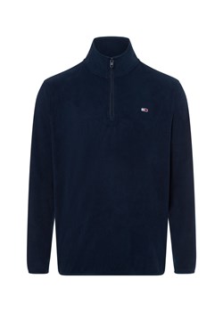 Tommy Jeans Bluza męska Mężczyźni Sztuczne włókno granatowy jednolity ze sklepu vangraaf w kategorii T-shirty męskie - zdjęcie 174582651