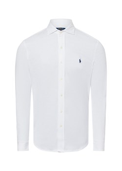 Polo Ralph Lauren Koszula męska Mężczyźni Regular Fit Bawełna biały jednolity ze sklepu vangraaf w kategorii Koszule męskie - zdjęcie 174582670